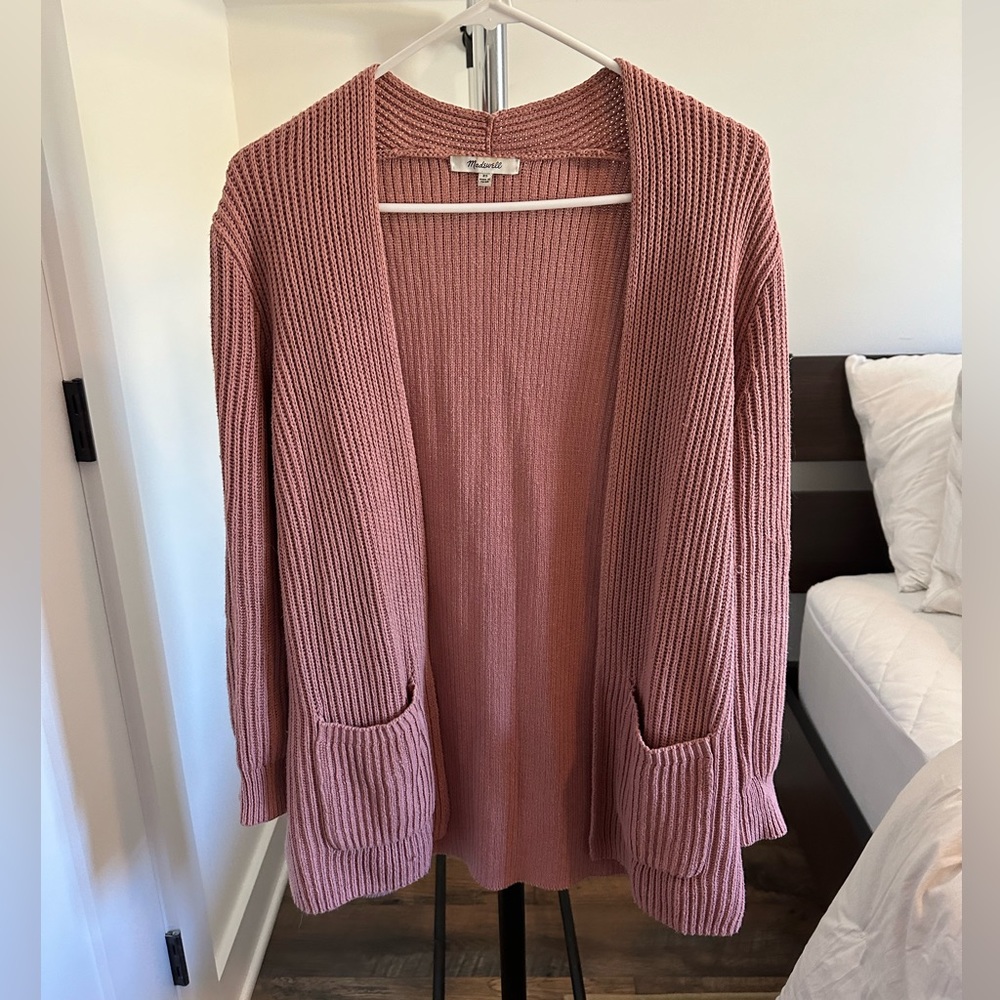 Madewell Cardigan XS | Rose Pink